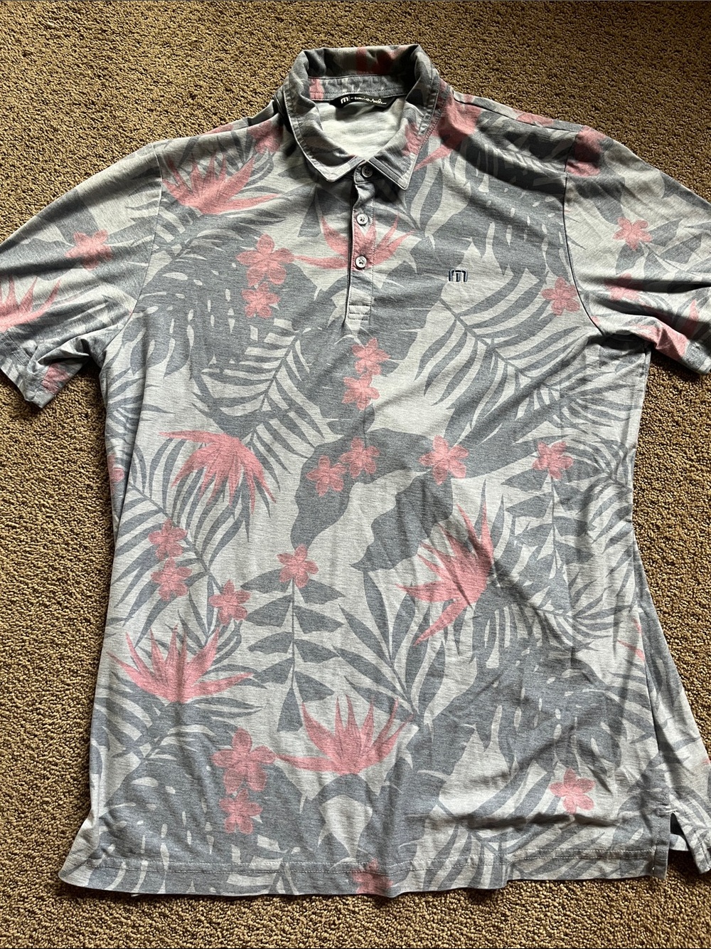 Travis Mathew patterned polo